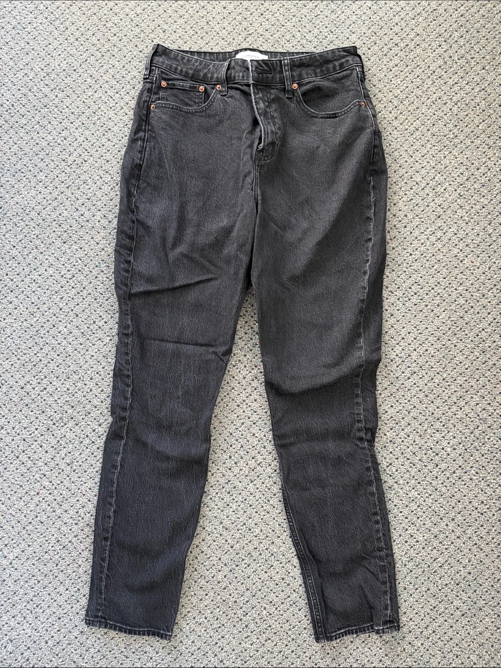 Abercrombie & Fitch Black Straight-Leg Women's Jeans